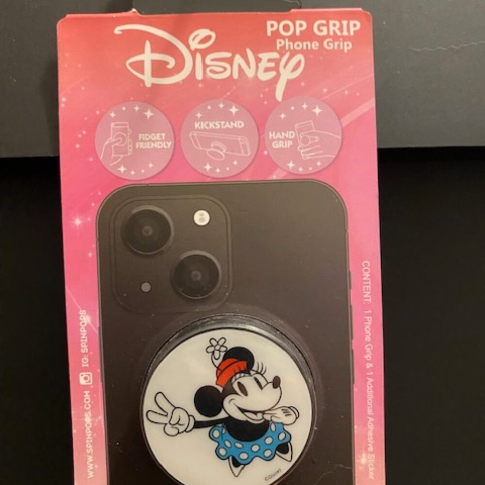 Pop Grip: Throw back Disney Spin Pop  *Minnie Mouse*